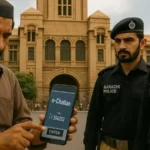 Karachi Lahore e-challen comparison