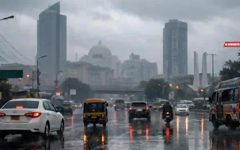 Karachi winter rain