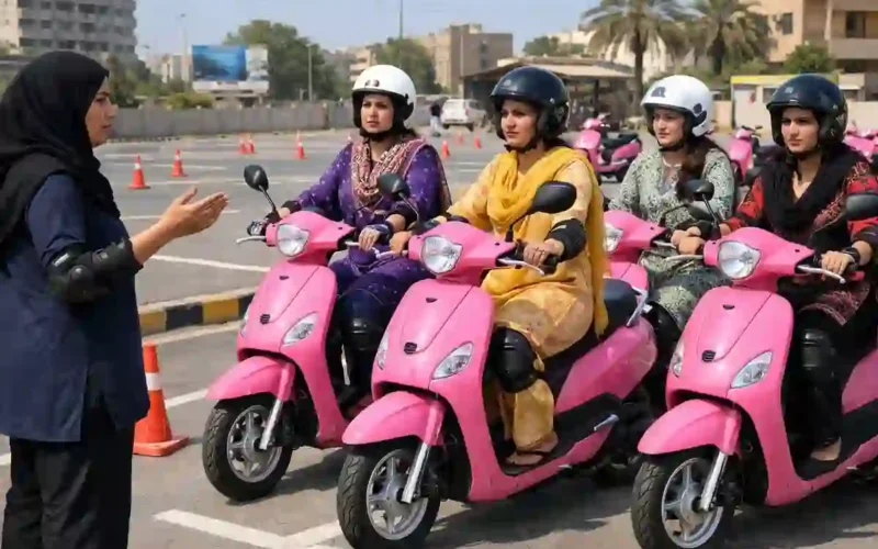 Free scooter training for women