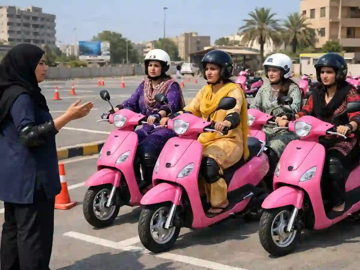 Free scooter training for women