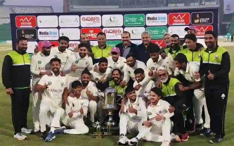 Karachi Blues Quaid-e-Azam Trophy win