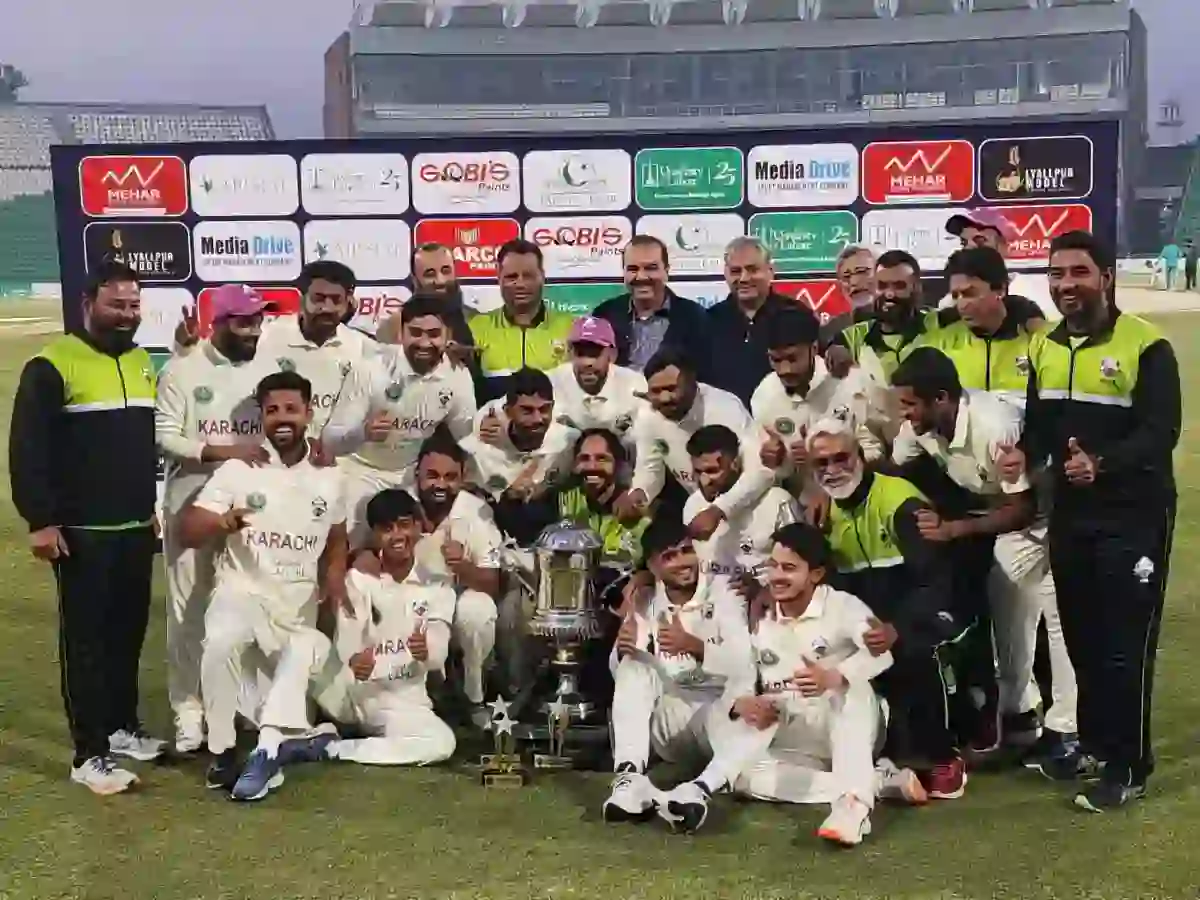 Karachi Blues Quaid-e-Azam Trophy win