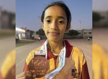 Nine-year-old athlete wins bronze at National Games