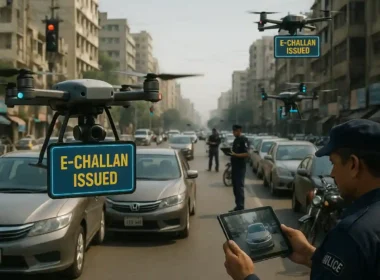 No-parking E-Challan Karachi