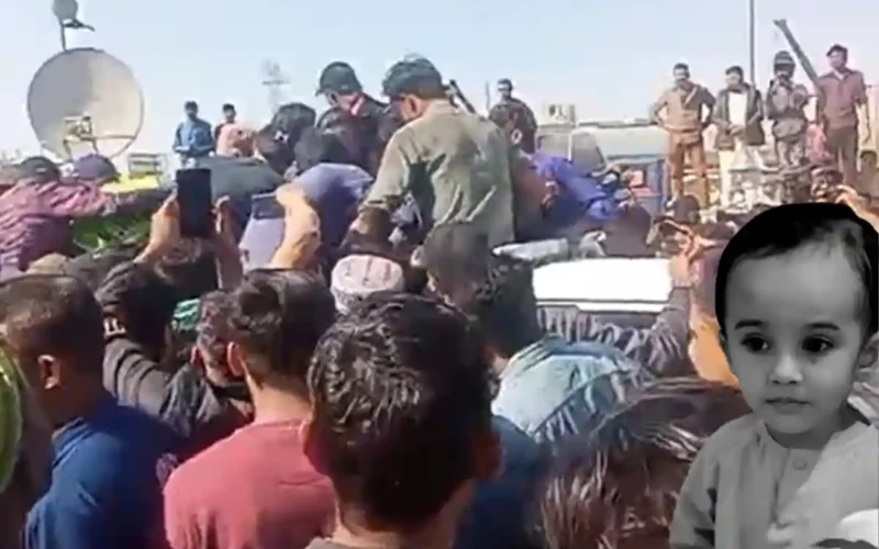 Toddler dies in open manhole Karachi