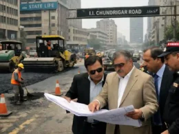 Karachi road rehabilitation
