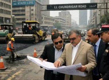 Karachi road rehabilitation