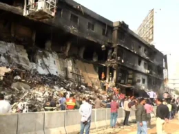 Gul Plaza fire rescue operation