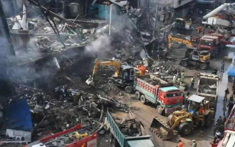 Gul Plaza fire Karachi