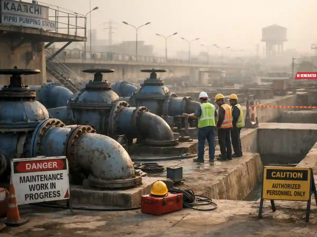 Karachi water disruption