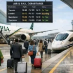 PIA Air to Rail service Canada uk