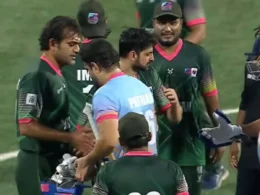 Pak vs Ind Double wicket