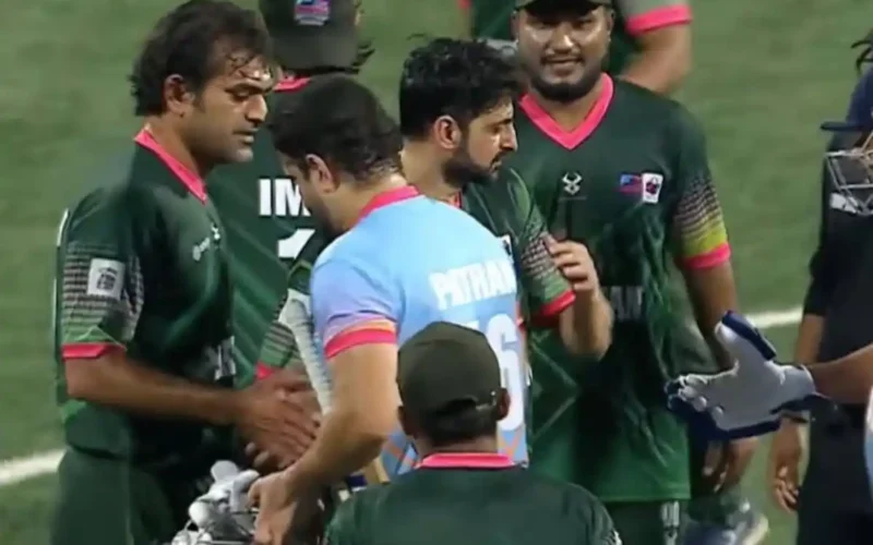 Pak vs Ind Double wicket