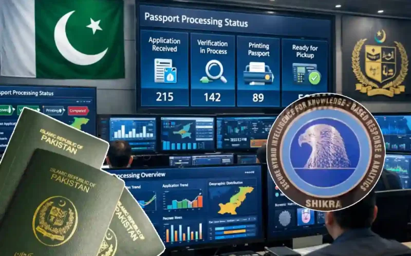 Pakistan new passport monitoring system