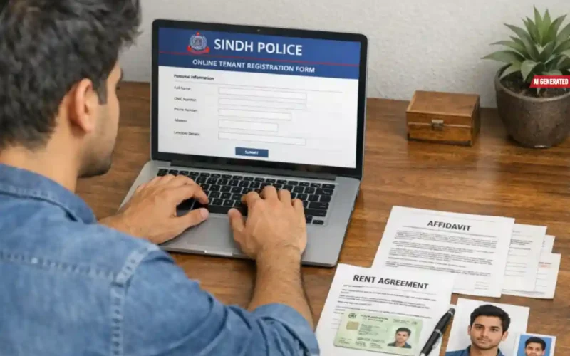 online tenant registration Sindh Police