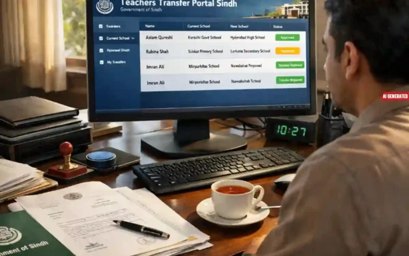 Sindh e-transfer system for teachers