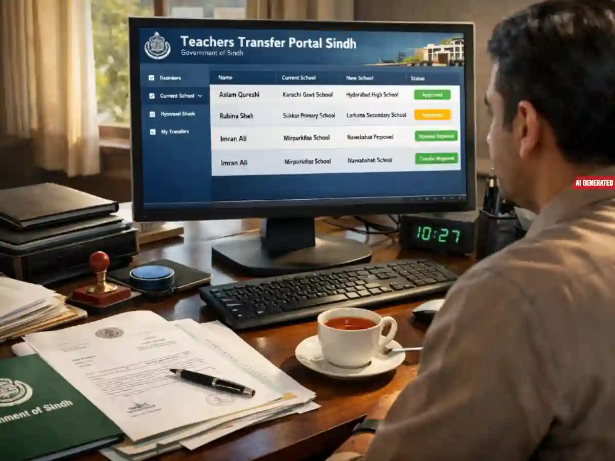 Sindh e-transfer system for teachers