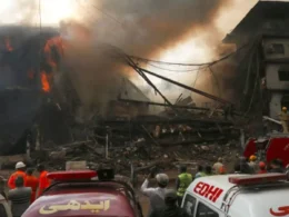 Gul Plaza fire children matches inquiry