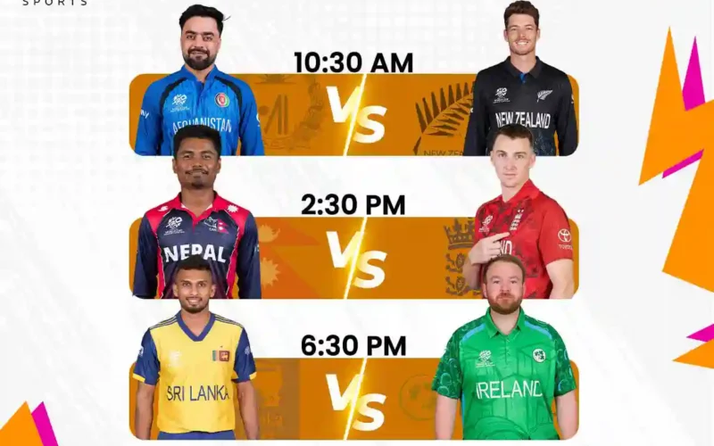 ICC Men’s T20 World Cup 2026 schedule