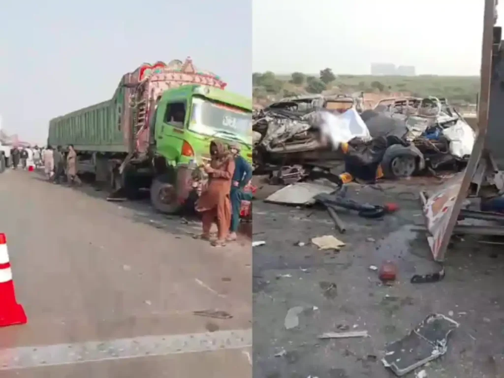 Karachi Super Highway traffic accident