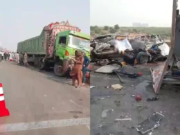 Karachi Super Highway traffic accident