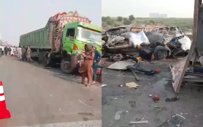 Karachi Super Highway traffic accident