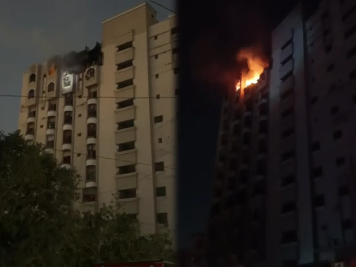 Karachi gas cylinder explosion North Nazimabad