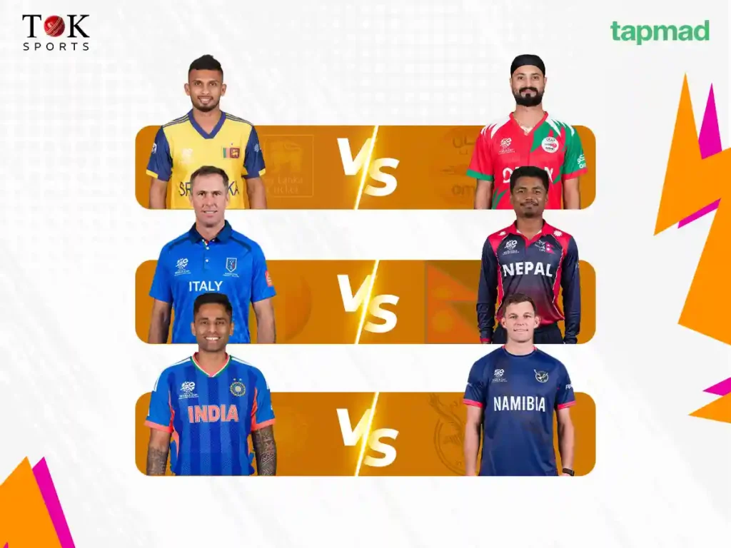 Three key Men’s T20 World Cup 2026 matches set for Thursday