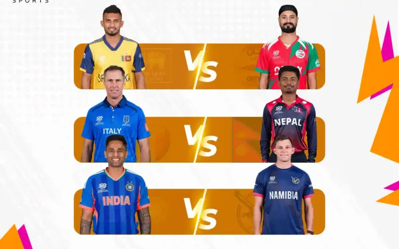 Today T20 World cup matches