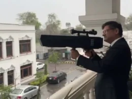 Punjab Civil Defence anti-drone guns