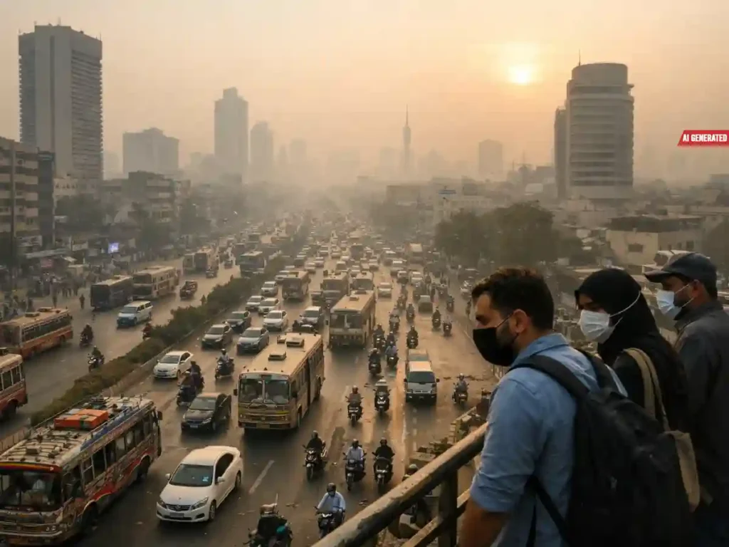 Karachi Air Quality: Several Areas Record Unhealthy Levels