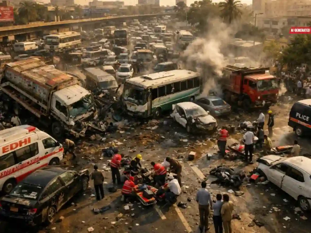 Karachi traffic accidents