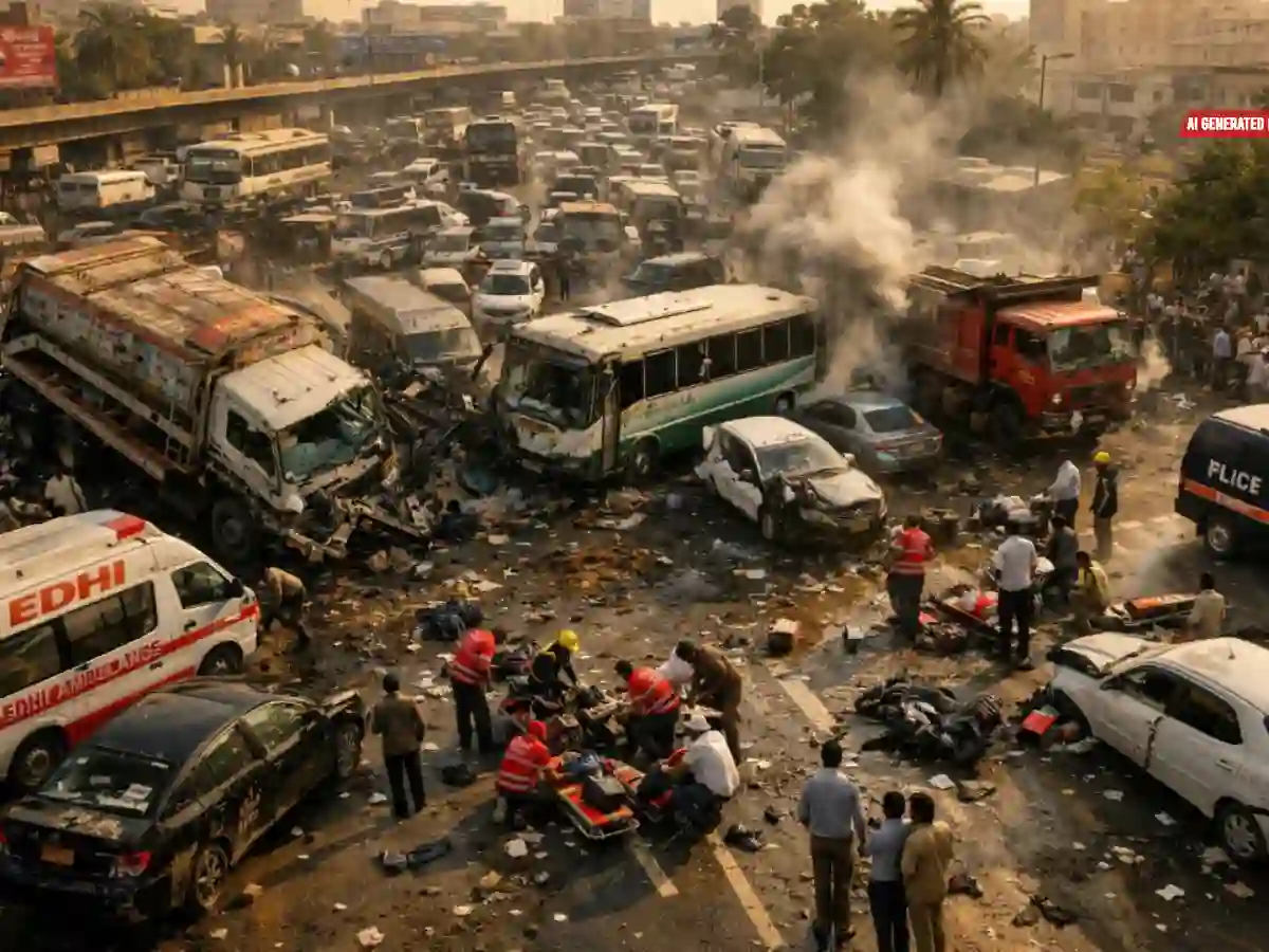 Karachi traffic accidents