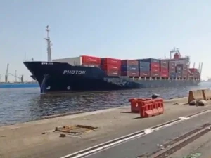 Karachi Port transshipment vessel arrival