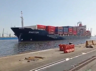 Karachi Port transshipment vessel arrival