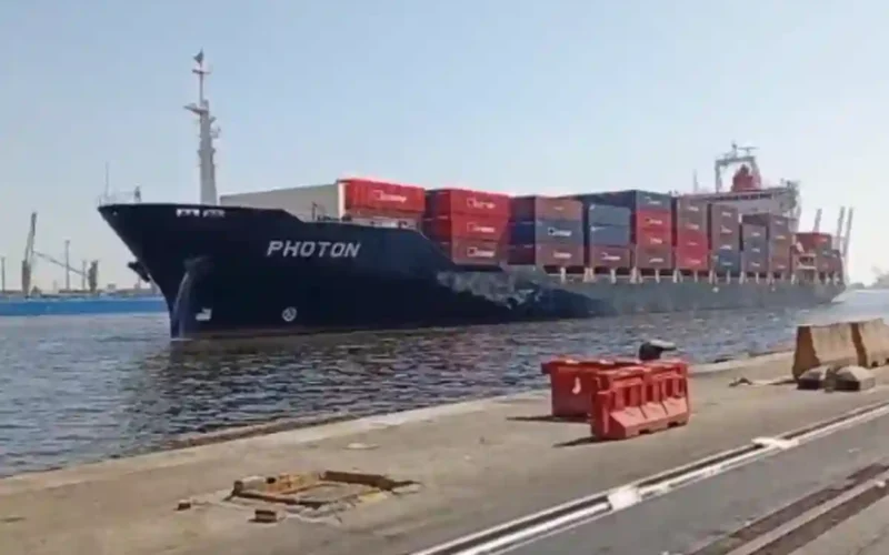 Karachi Port transshipment vessel arrival