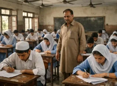 Sindh exam watermark system