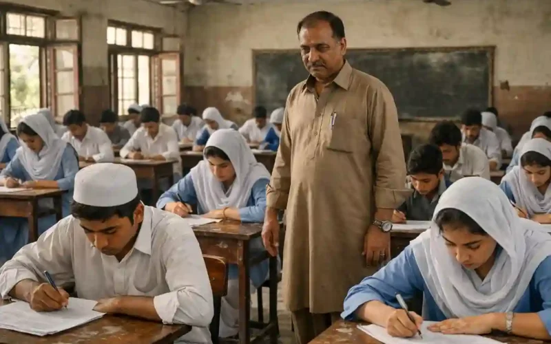 Sindh exam watermark system