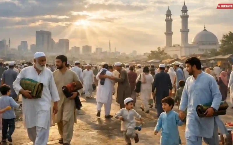 Karachi weather on eid