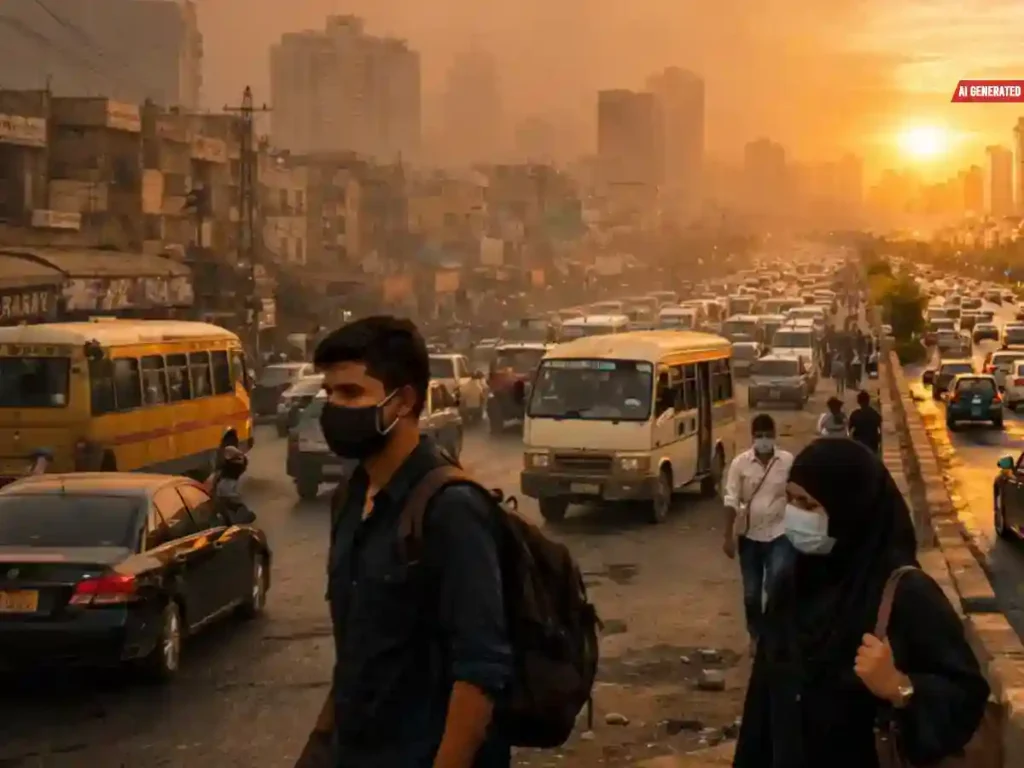 Karachi’s air shows mixed recovery, one district still unhealthy