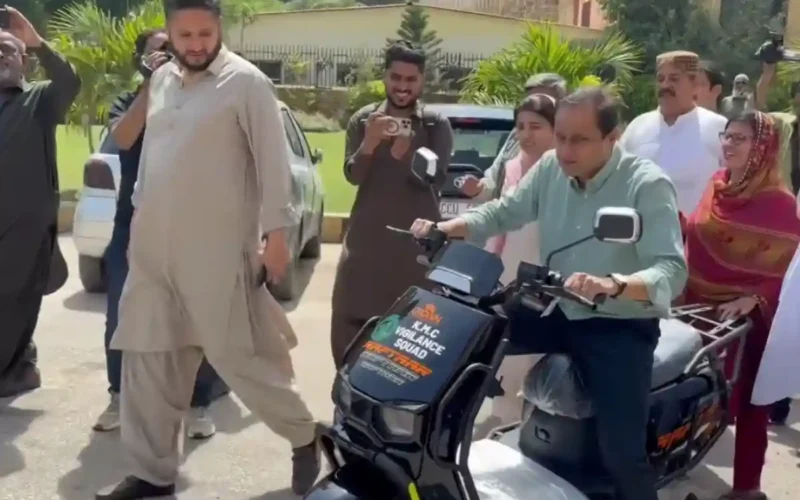 Karachi EV bikes vigilance squad