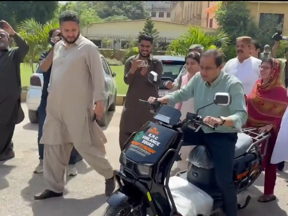 Karachi EV bikes vigilance squad