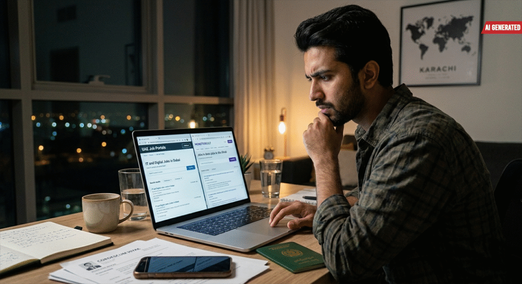 how to apply for jobs in UAE from Pakistan