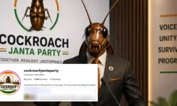 A satirical online political movement dubbed the ‘Cockroach Janta Party’ has rapidly gained traction across India.