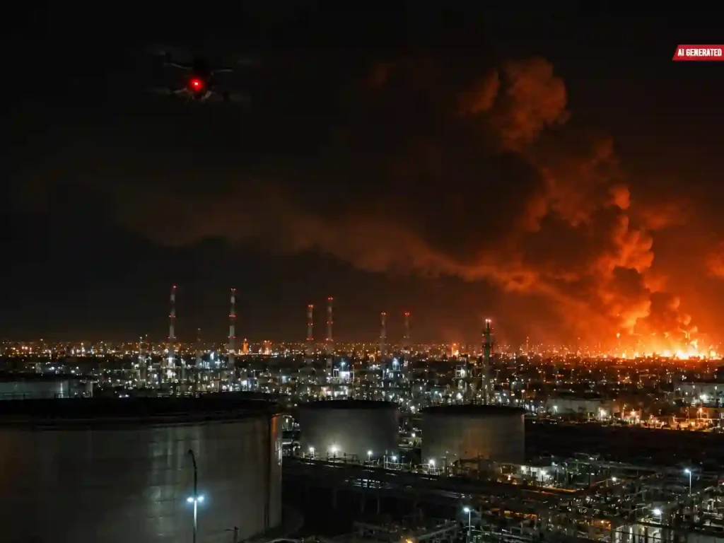 oil prices Iran drone strike