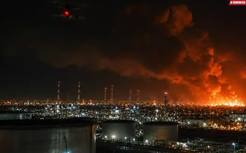 oil prices Iran drone strike