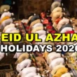 Sindh Eid ul adha holidays 2026