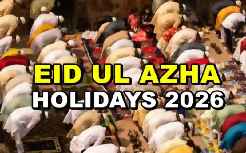 Sindh Eid ul adha holidays 2026