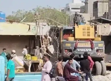 Karachi encroached land recovered Red Crescent