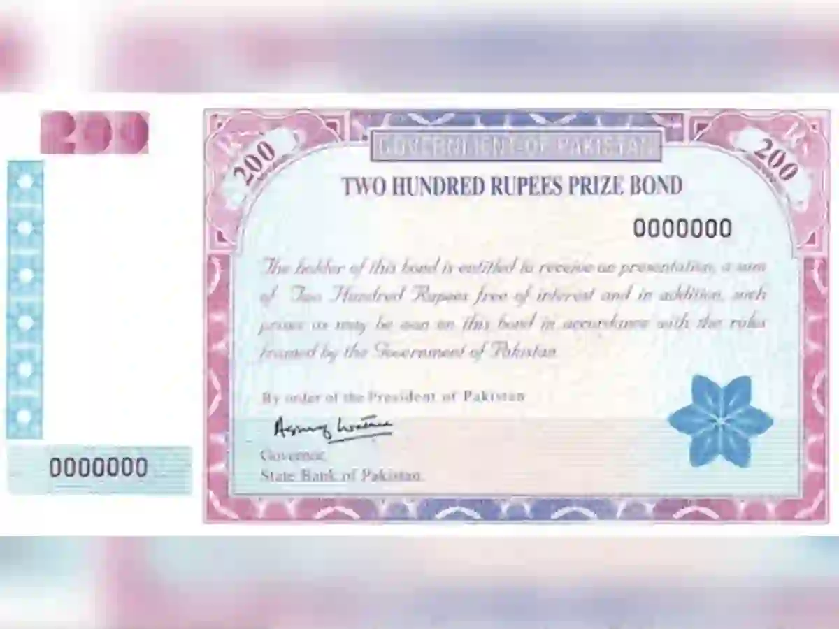 Rs200 Prize Bond Draw June 2026